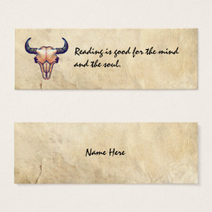 Buffalo Skull Simulated Leather