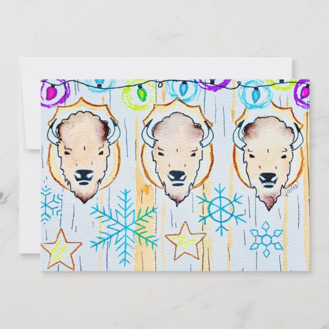 Buffalo Snowflake Christmas (Front)