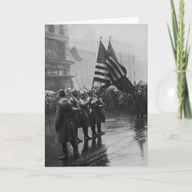 Buffalo Soldiers 367th Infantry African American Card (Front)