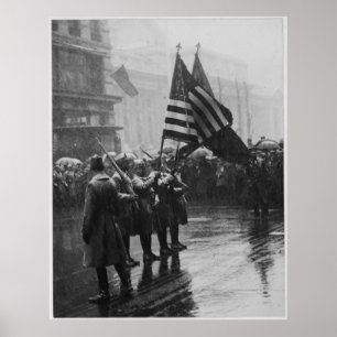 Buffalo Soldiers 367th Infantry African American Poster