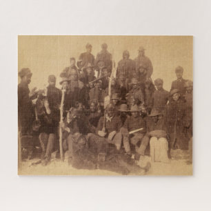 Buffalo Soldiers, First Black Regiment Jigsaw Puzzle