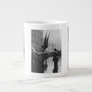 "Buffalo" Soldiers Returning Colours - 1919 Large Coffee Mug