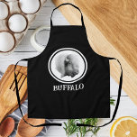 Buffalo Spirit Animal Original Art Apron<br><div class="desc">Unleash the raw power and majestic gaze of the wild with our original pencil drawing – "Buffalo Spirit Animal". This lifelike piece captures the essence of strength and resilience, as the buffalo locks eyes with you, creating a profound connection. Elevate your surroundings with this powerful artwork that has meticulously crafted....</div>