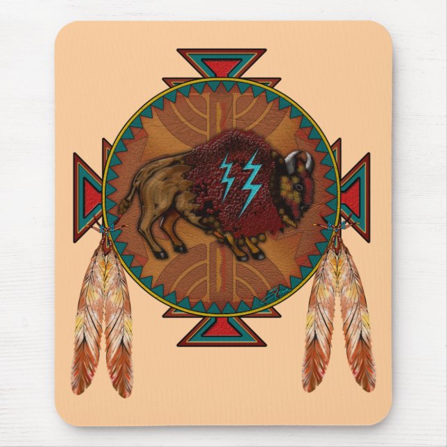 Buffalo Spirit Mouse Mat (Front)