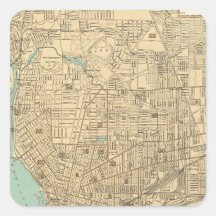 Buffalo Square Sticker