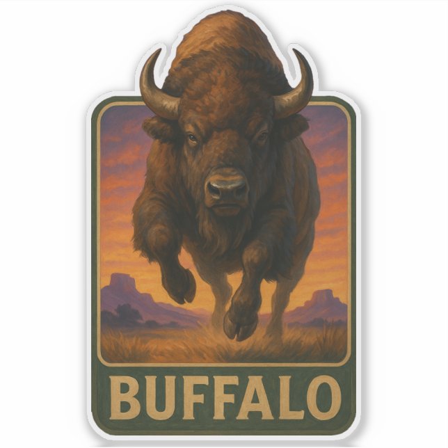 Buffalo Sticker (Front)