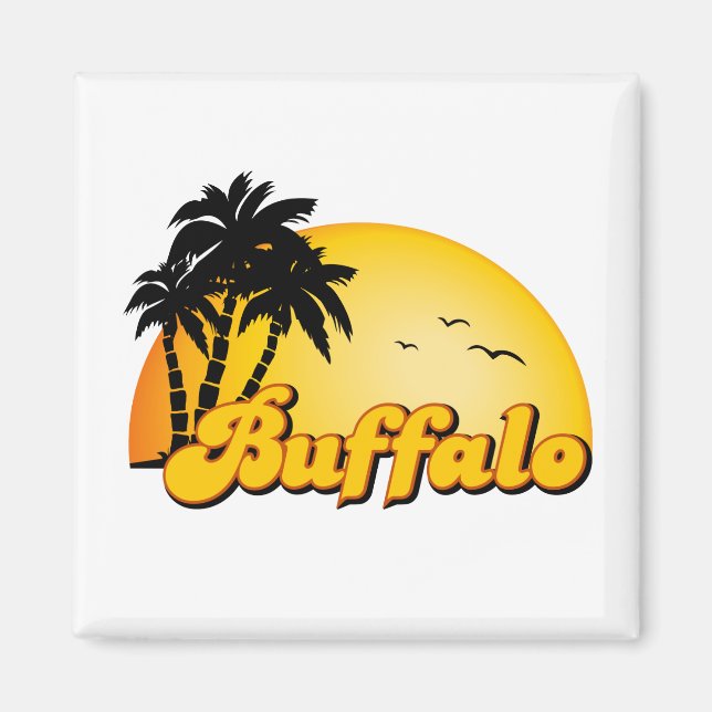 Buffalo Sun Magnet (Front)