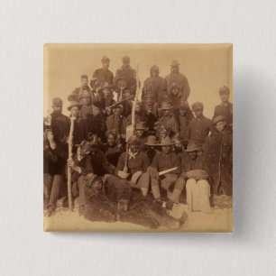 Buffalo Warriors: American Black Fighting Cavalry 15 Cm Square Badge