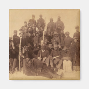 Buffalo Warriors: American Black Fighting Cavalry Magnet