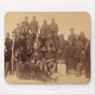 Buffalo Warriors: American Black Fighting Cavalry Mouse Mat