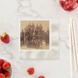 Buffalo Warriors: American Black Fighting Cavalry Napkin