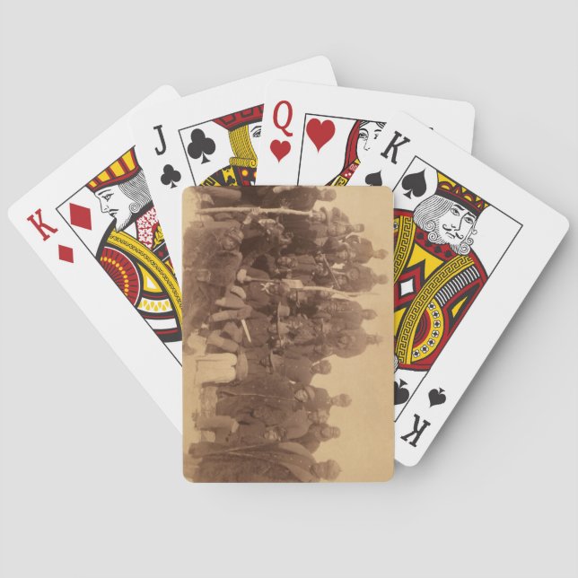 Buffalo Warriors: American Black Fighting Cavalry Playing Cards (Back)