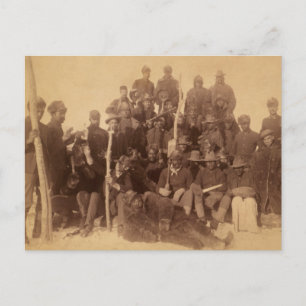 Buffalo Warriors: American Black Fighting Cavalry Postcard