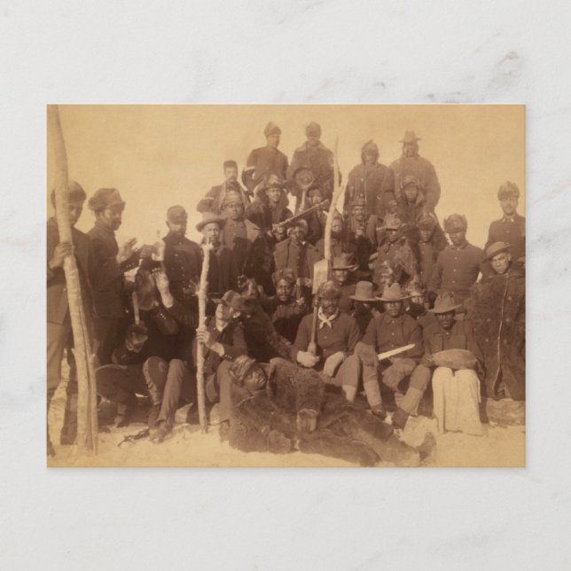 Buffalo Warriors: American Black Fighting Cavalry Postcard (Front)