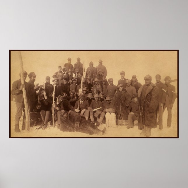 Buffalo Warriors: American Black Fighting Cavalry Poster (Front)