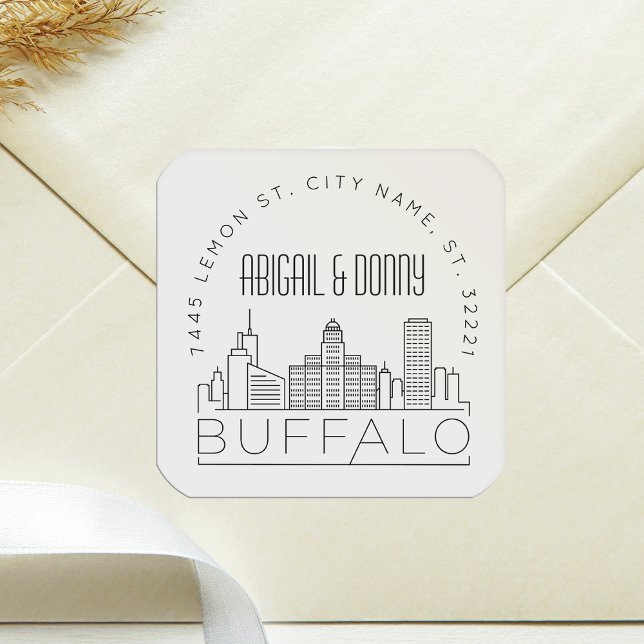 Buffalo Wedding | Pre-Addressed Envelope Seal (Creator Uploaded)