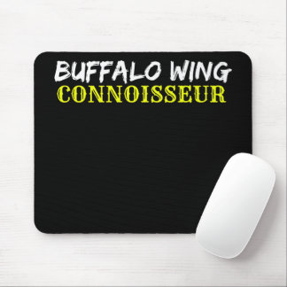 Buffalo Wing Obsessed Addict BBQ Chicken Wing Bask Mouse Mat