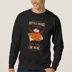 Buffalo Wings Fried Chicken Hot Wing Sauce Sweatshirt