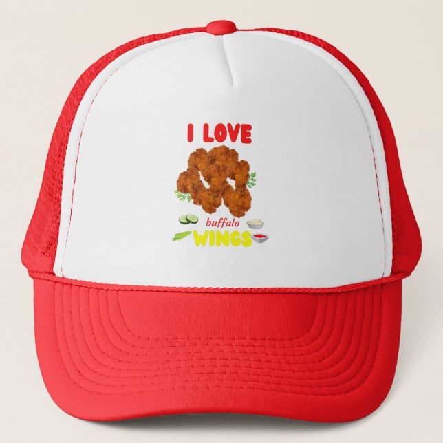 Buffalo Wings Trucker Hat (Front)