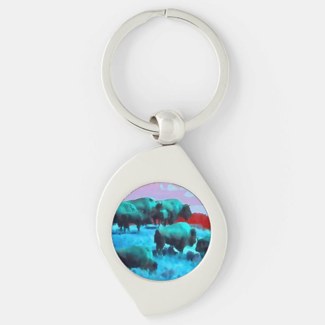 Buffaloes Key Ring (Front)