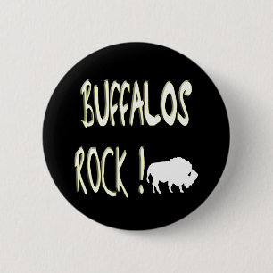 Buffalos Rock! Button