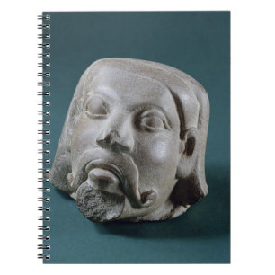 Buffed sandstone head of a foreigner, Sarnath, 3rd Notebook