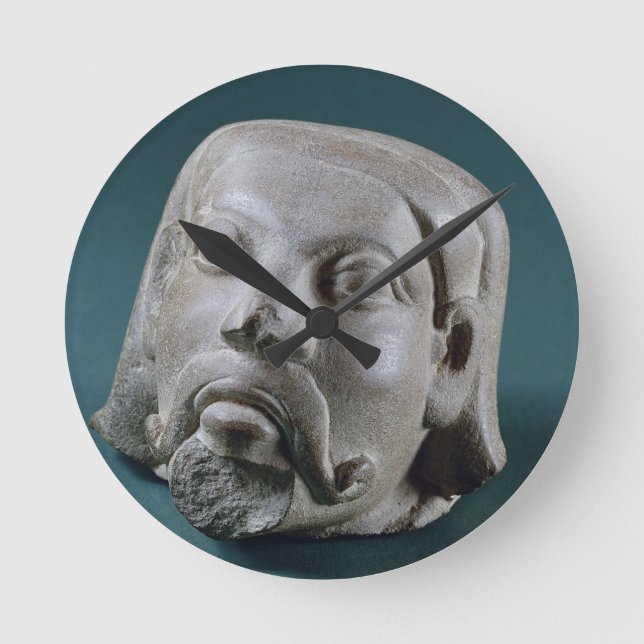 Buffed sandstone head of a foreigner, Sarnath, 3rd Round Clock (Front)