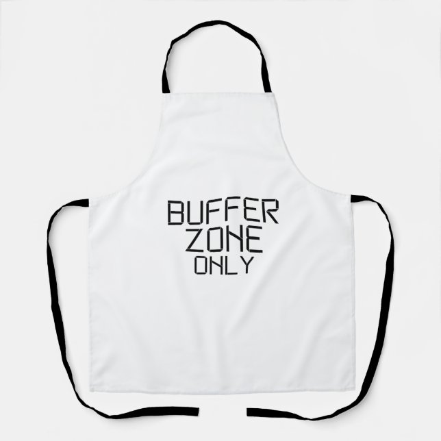 Buffer Zone Only Minimalist Hard Boundary Apron (Front)