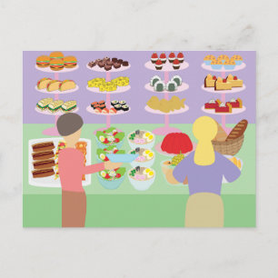 Buffet Postcard