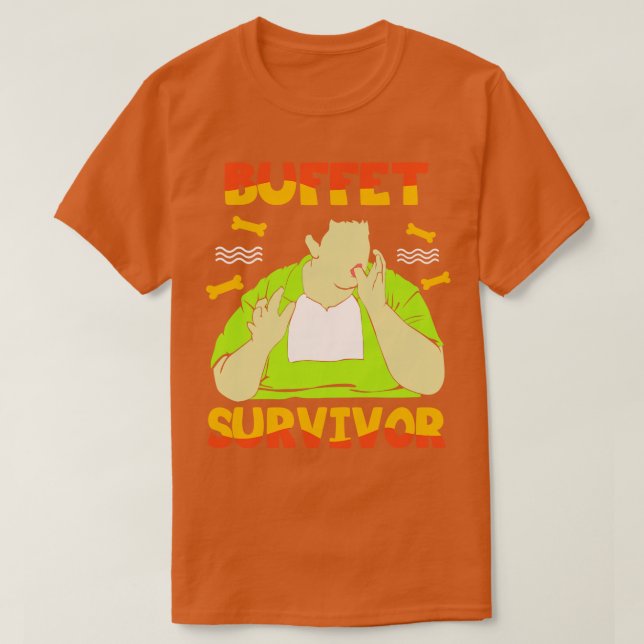 Buffet Survivor T-Shirt (Design Front)