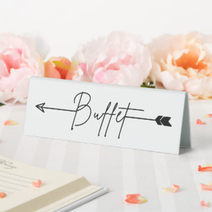 Buffet Wedding Arrow left