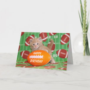 Buffington - Football Birthday Card