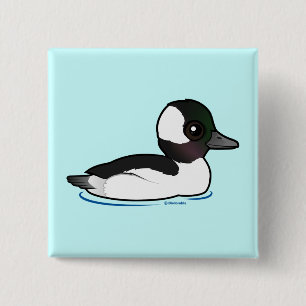 Bufflehead 15 Cm Square Badge