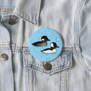 Bufflehead Pair 7.5 Cm Round Badge