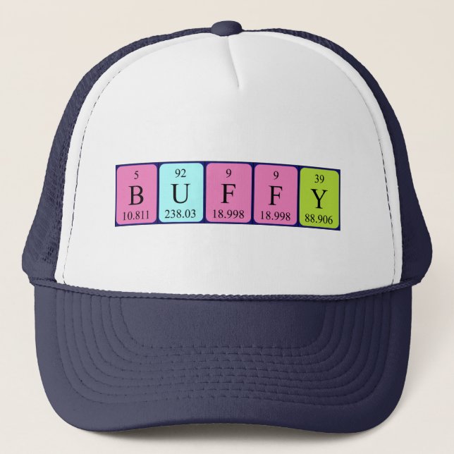 Buffy periodic table name hat (Front)