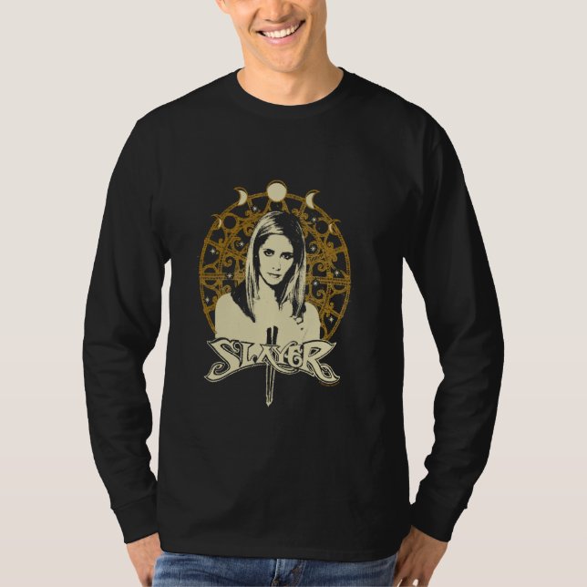 Buffy The Vampire Slayer Buffy Celestial Slayer Bi T-Shirt (Front)