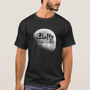 Buffy The Vampire Slayer Distressed Full Moon Titl T-Shirt