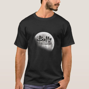 Buffy The Vampire Slayer Distressed Full Moon Titl T-Shirt
