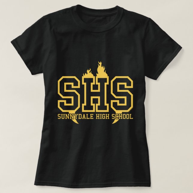 Buffy the Vampire Slayer Sunnydale High School Log T-Shirt (Design Front)