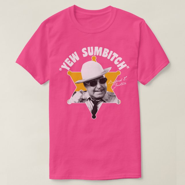 Buford T Justice T-Shirt (Design Front)