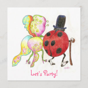 bug anniversary invitation