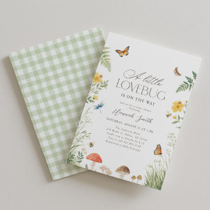 Bug Baby Shower Invitation