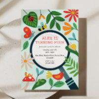 Bug Birthday Party Invitation