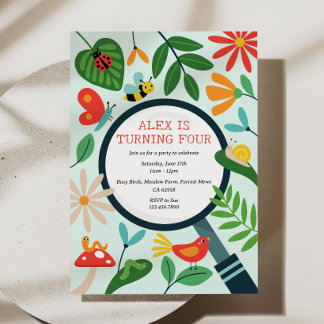 Bug Birthday Party Invitation