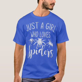 Bug Collector Women Girls Kids Gift Idea Spider T-Shirt