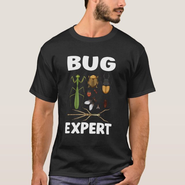 Bug Expert Bug Catcher Bug Hunter Kids Insect Catc T-Shirt (Front)