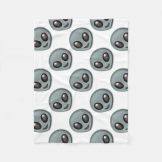 Bug Eyed Alien Fleece Blanket
