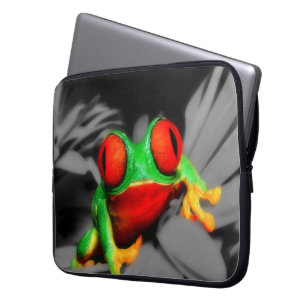 Bug-Eyed Frog Laptop Sleeve