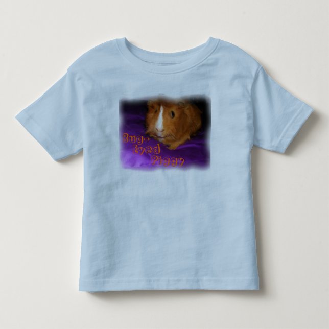Bug-Eyed Piggy Guinea Pig Shirts (Front)