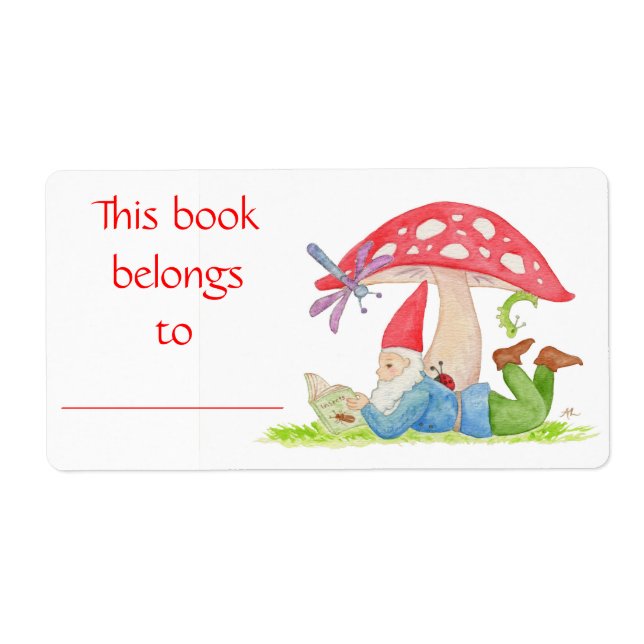 Bug Gnome book label (Front)